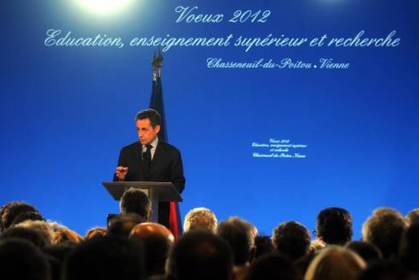 N. Sarkozy aux enseignants : <br>«Ne perdez pas votre amour !»