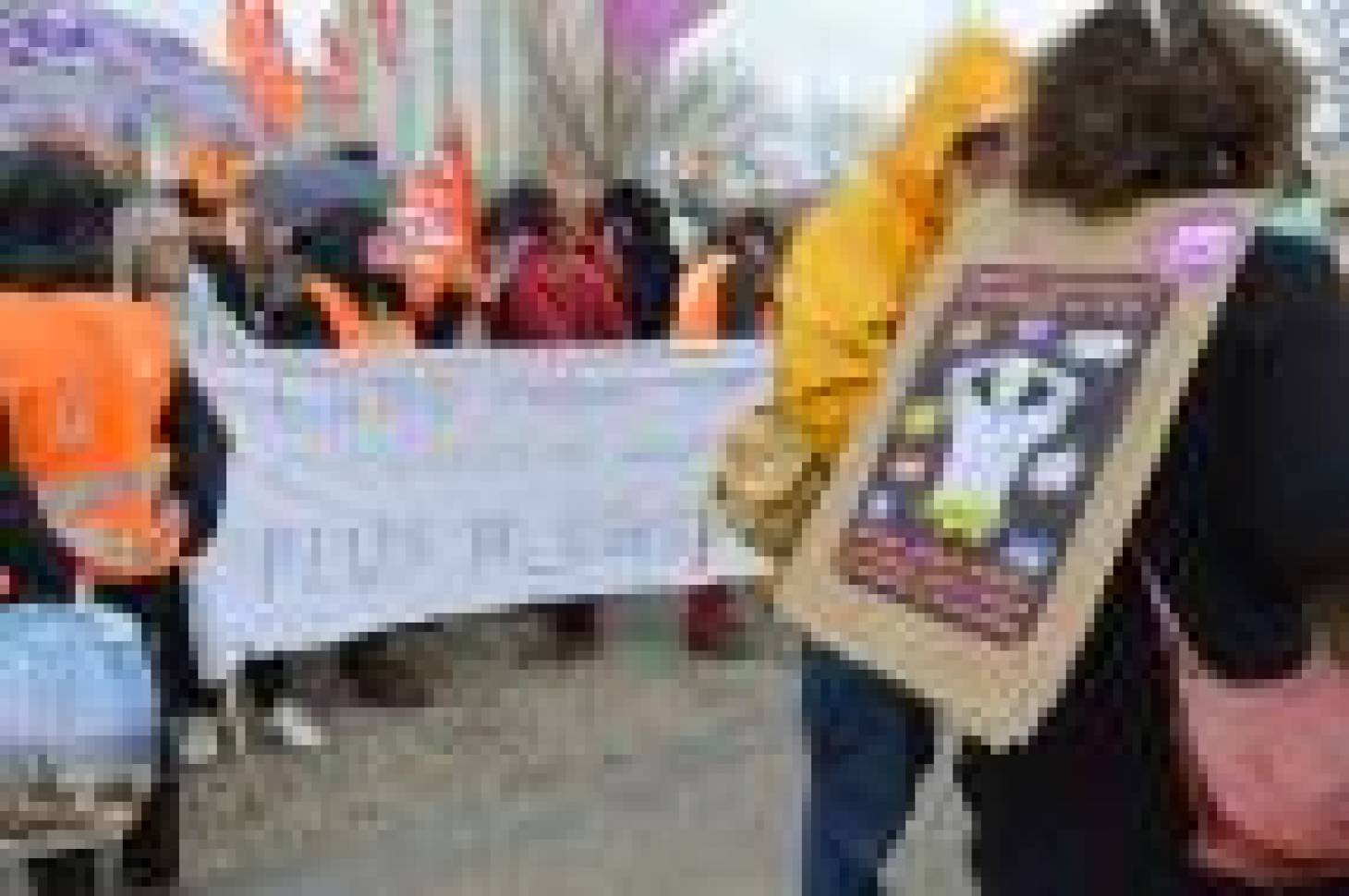 Les retraités manifestent à Poitiers