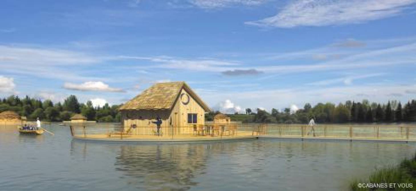 Pressac lance <br>son village flottant