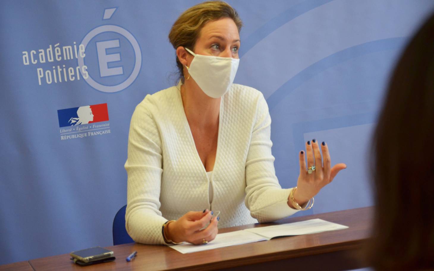 Bénédicte Robert (rectrice) : « Rassurer les élèves »