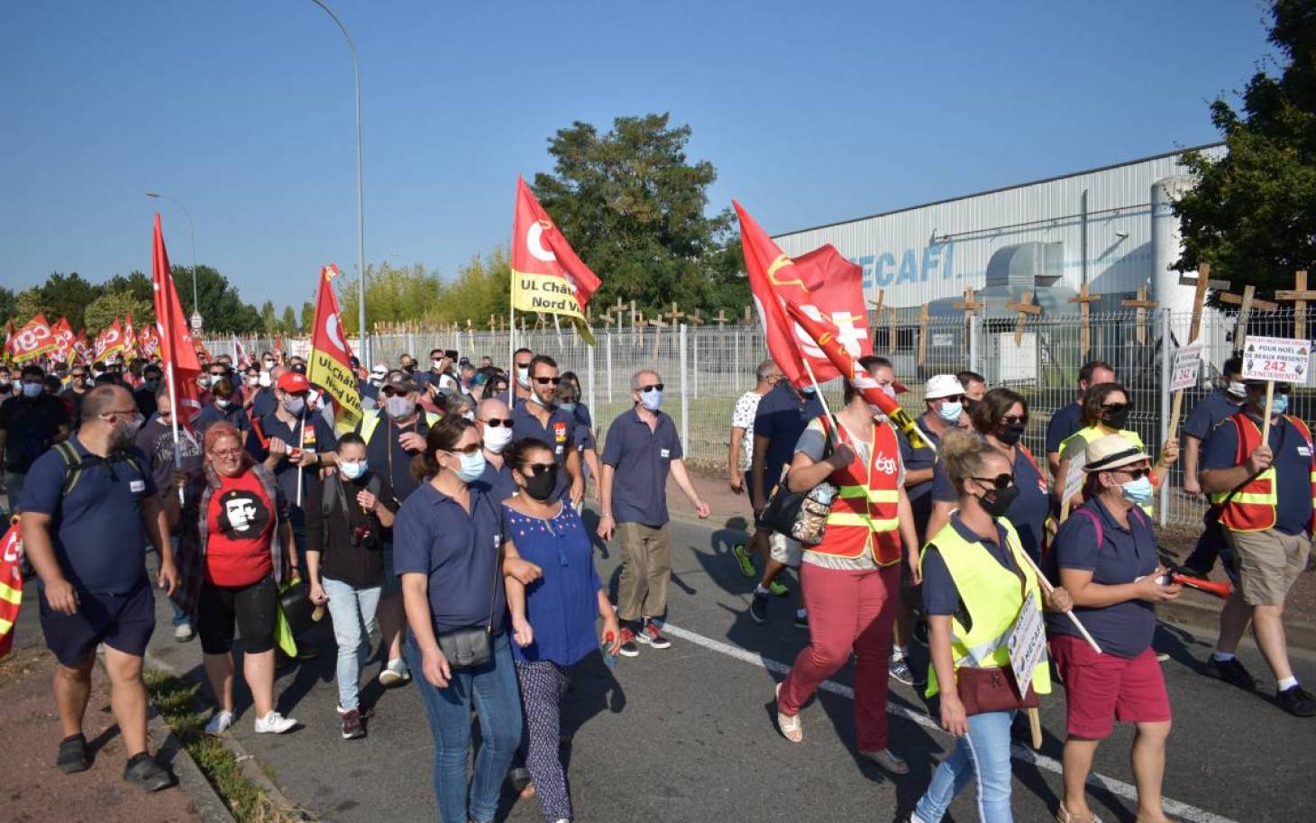 Grève : 500 manifestants à Châtellerault