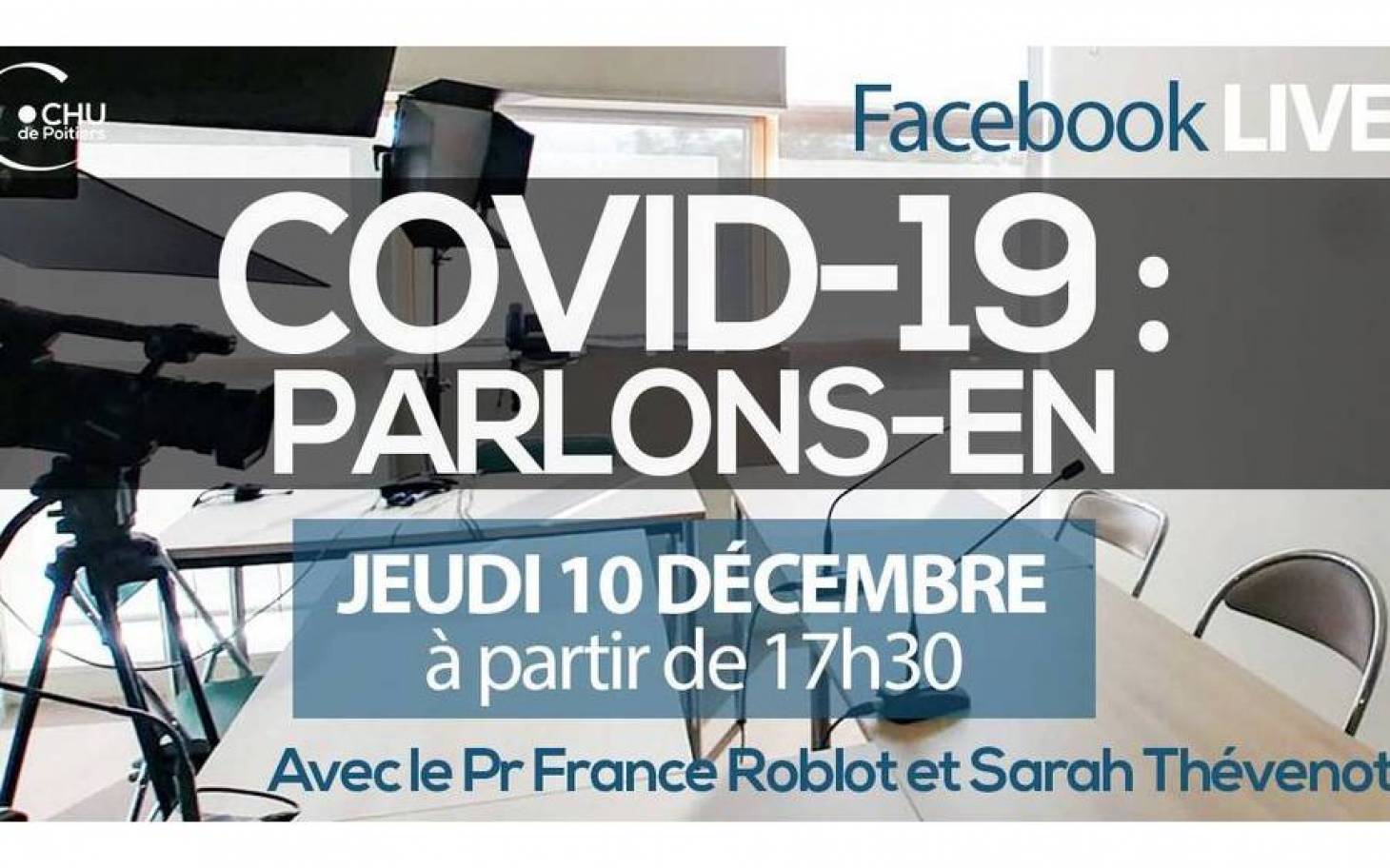 Covid-19 - Un Facebook live ce soir avec France Roblot et Sarah Thévenot