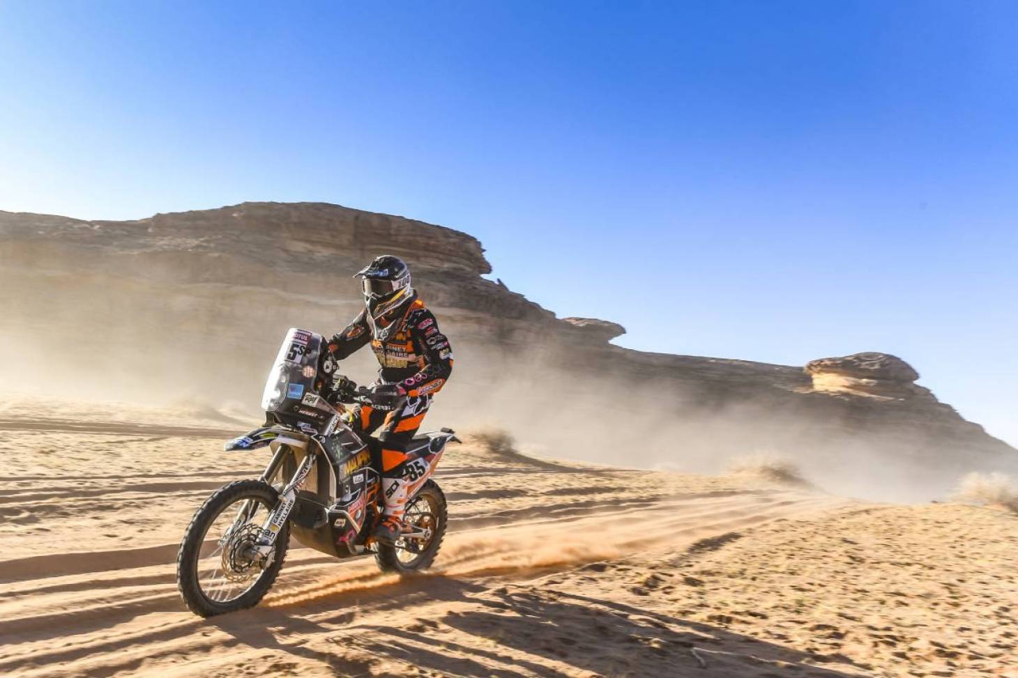 Charlie Herbst roule vers un 3e Dakar
