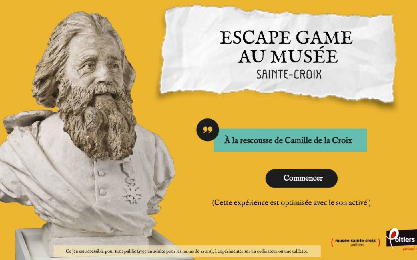 Musée Sainte-Croix - Testez l’escape game numérique !
