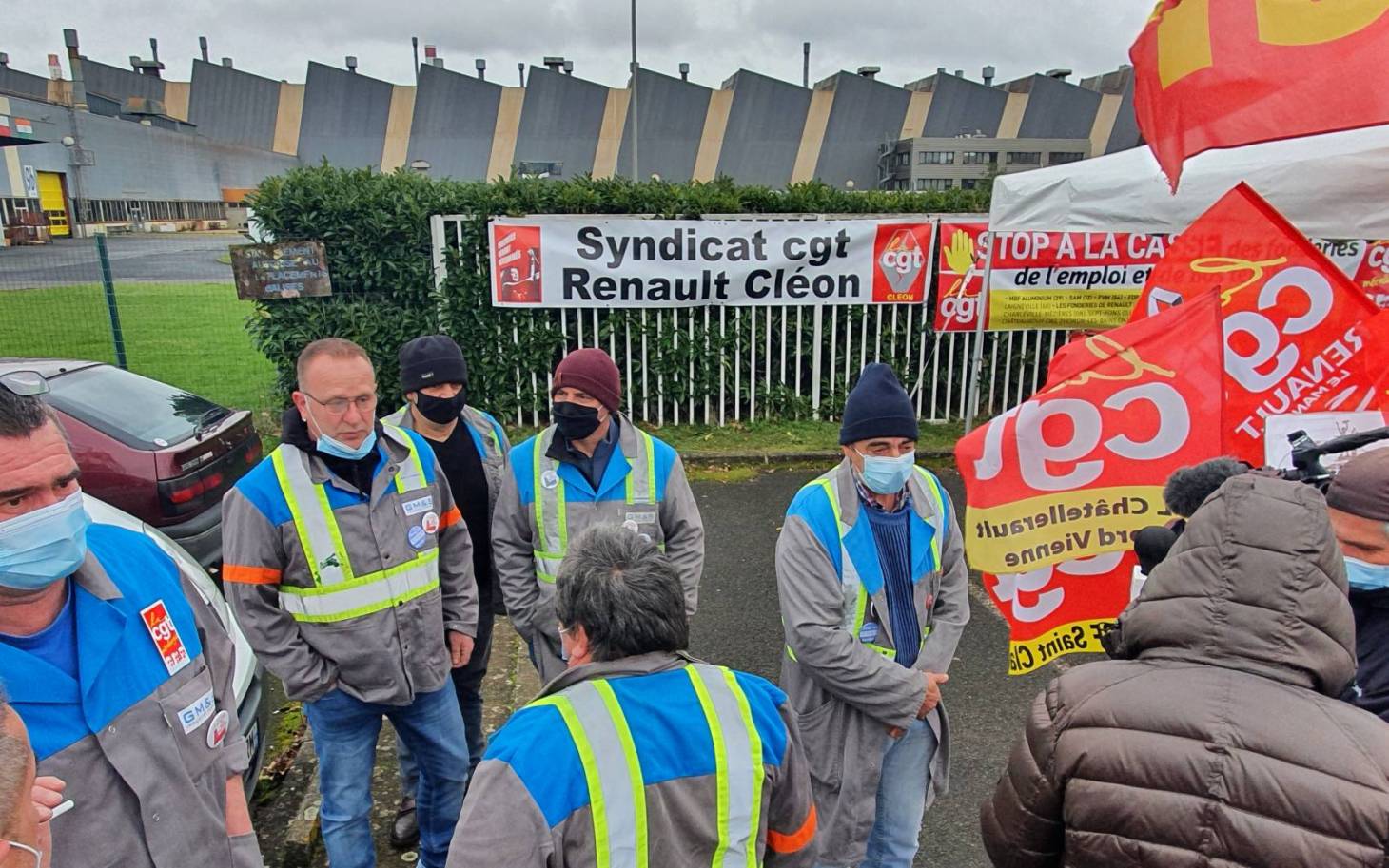 500 fondeurs en colère à Ingrandes