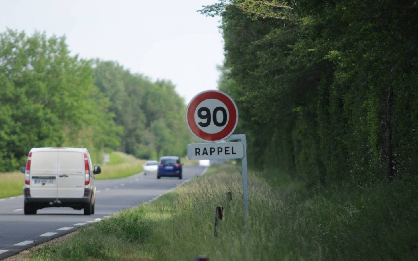 Retour à 90km/h