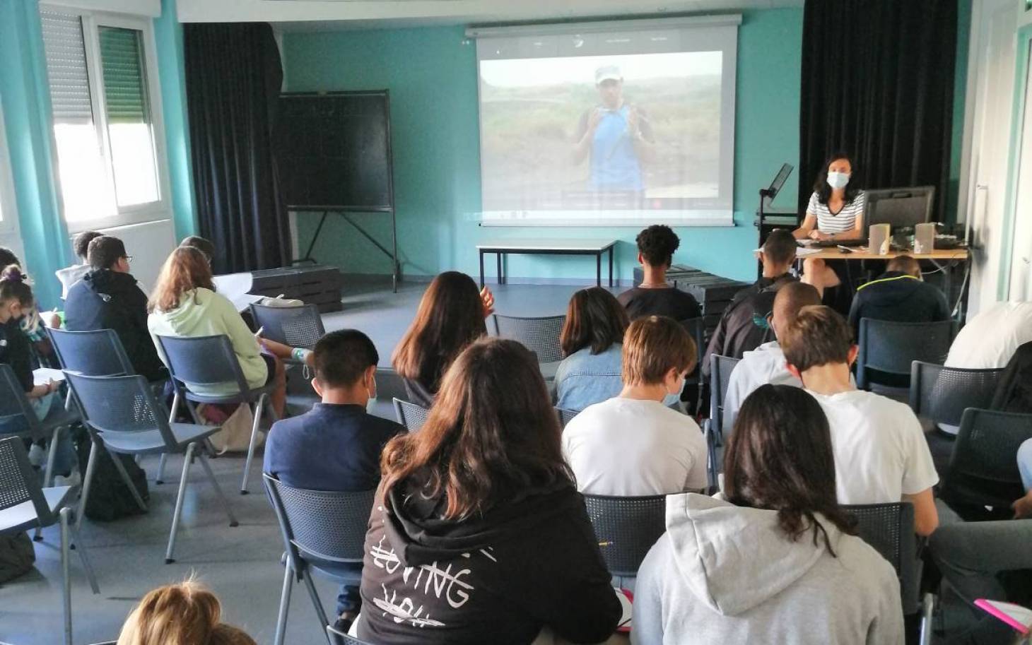 Un cours en direct... du Gabon !