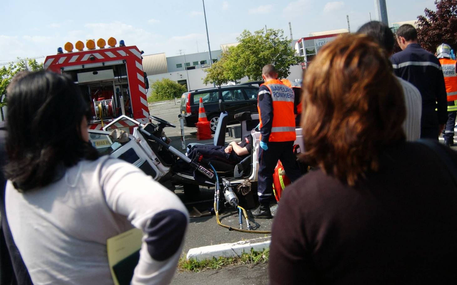 Poitiers - Les pompiers s'exercent ce vendredi au parc des expos