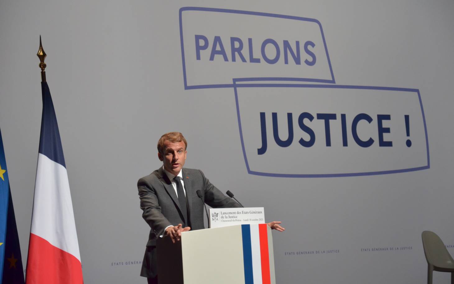 Etats généraux de la Justice - A Poitiers, Emmanuel Macron appelle les citoyens à s'exprimer