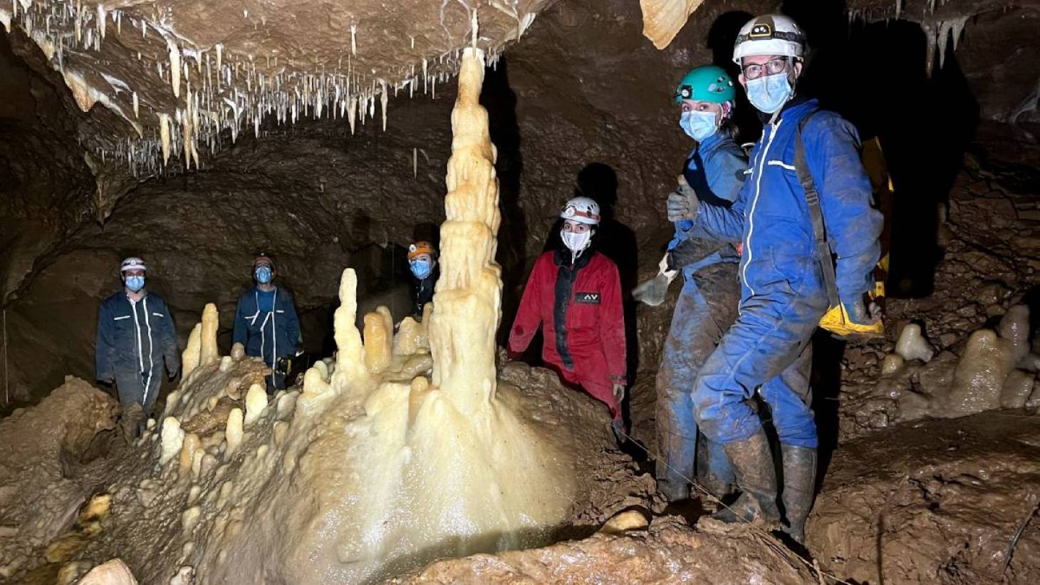 Avec le spéléo-club châtelleraudais, un bon bol d’air sous terre