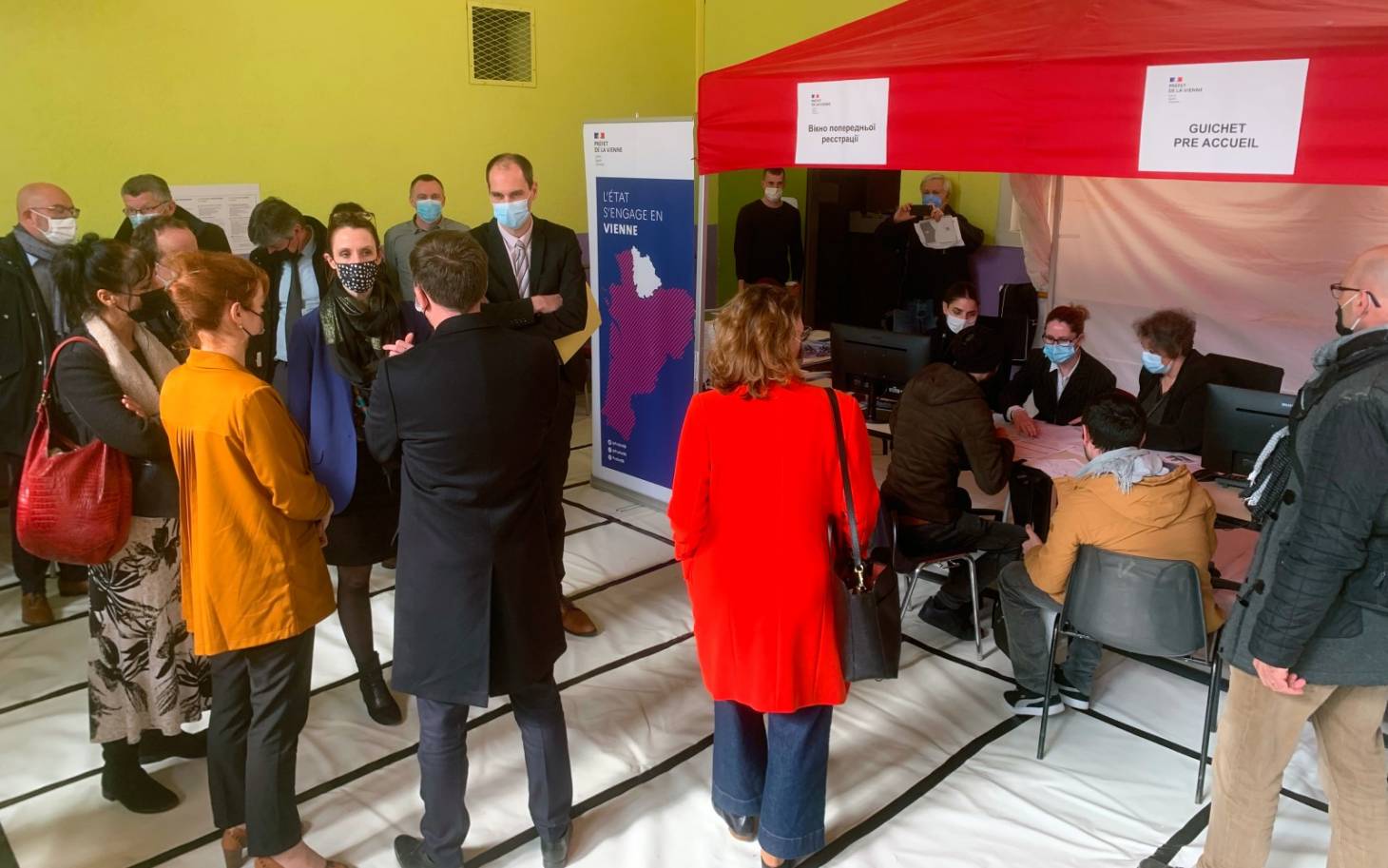 Poitiers : le gymnase des Ecossais, deuxième sas d’accueil des Ukrainiens