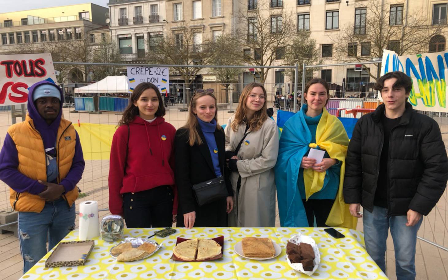 Poitiers - Des lycéennes se mobilisent pour l'Ukraine