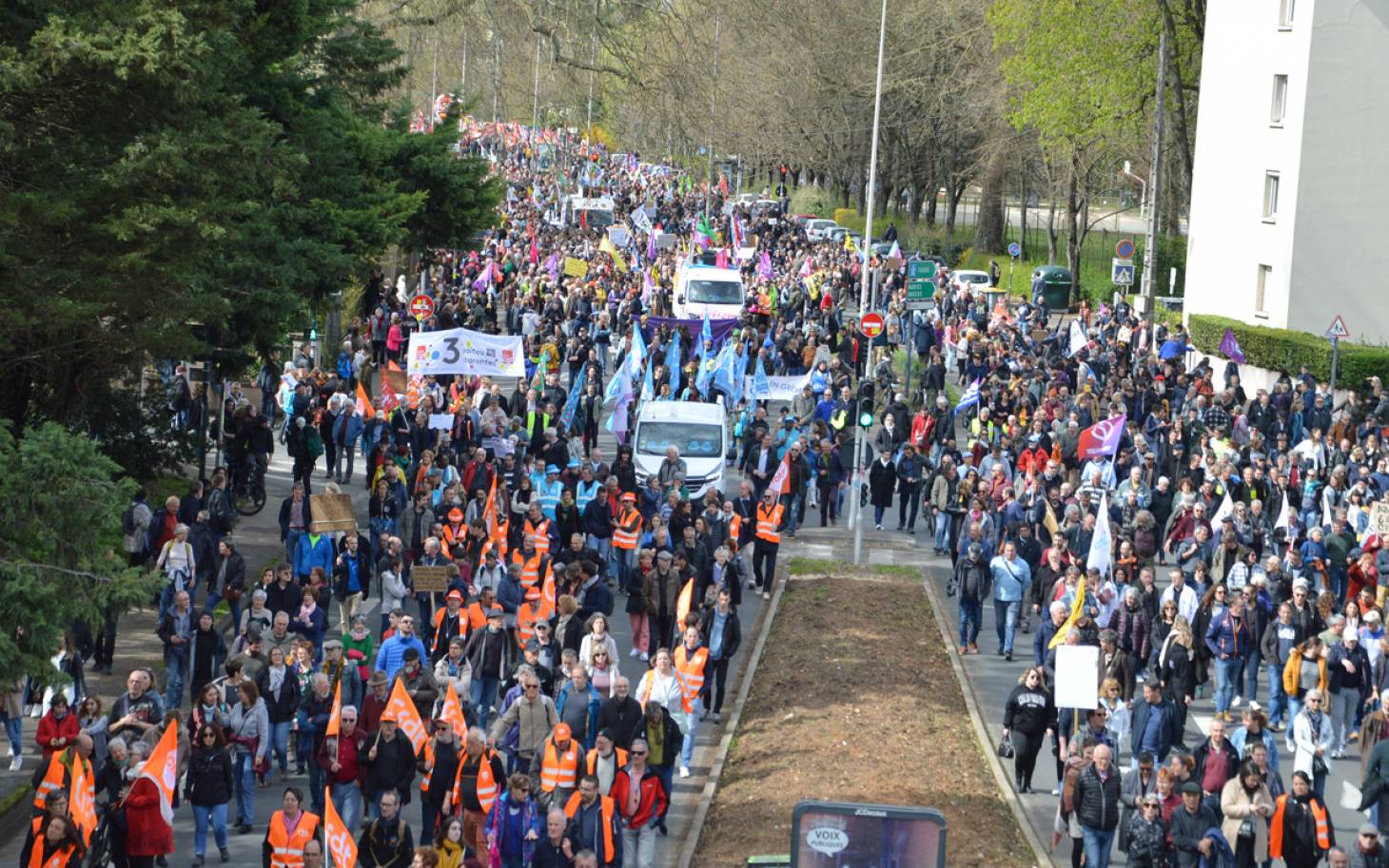 Réforme des retraites : entre 4 600 et 14 000 dans les rues de Poitiers