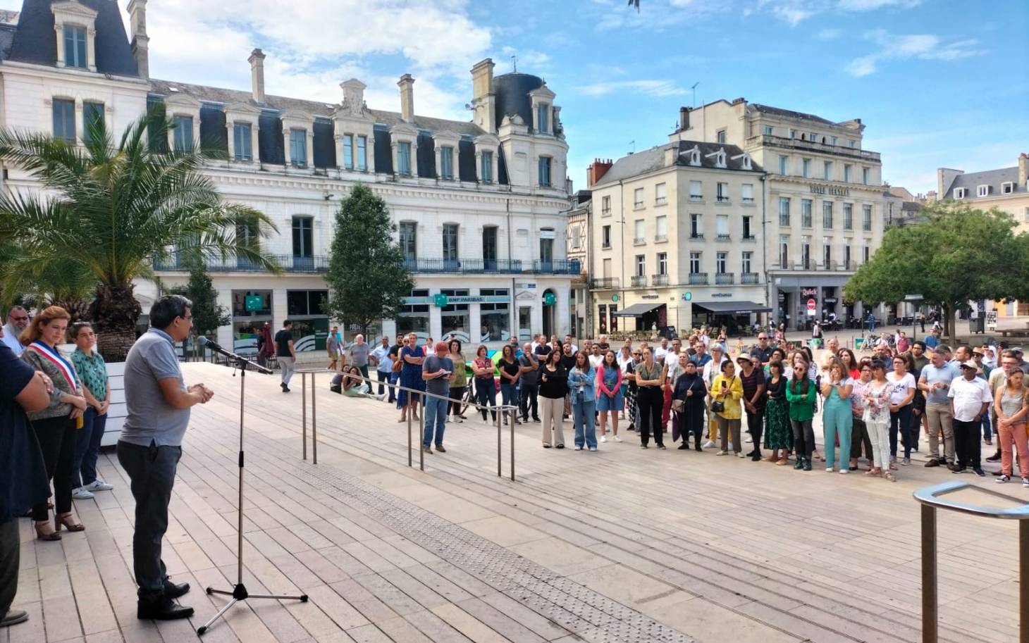 150 personnes en soutien au Maroc