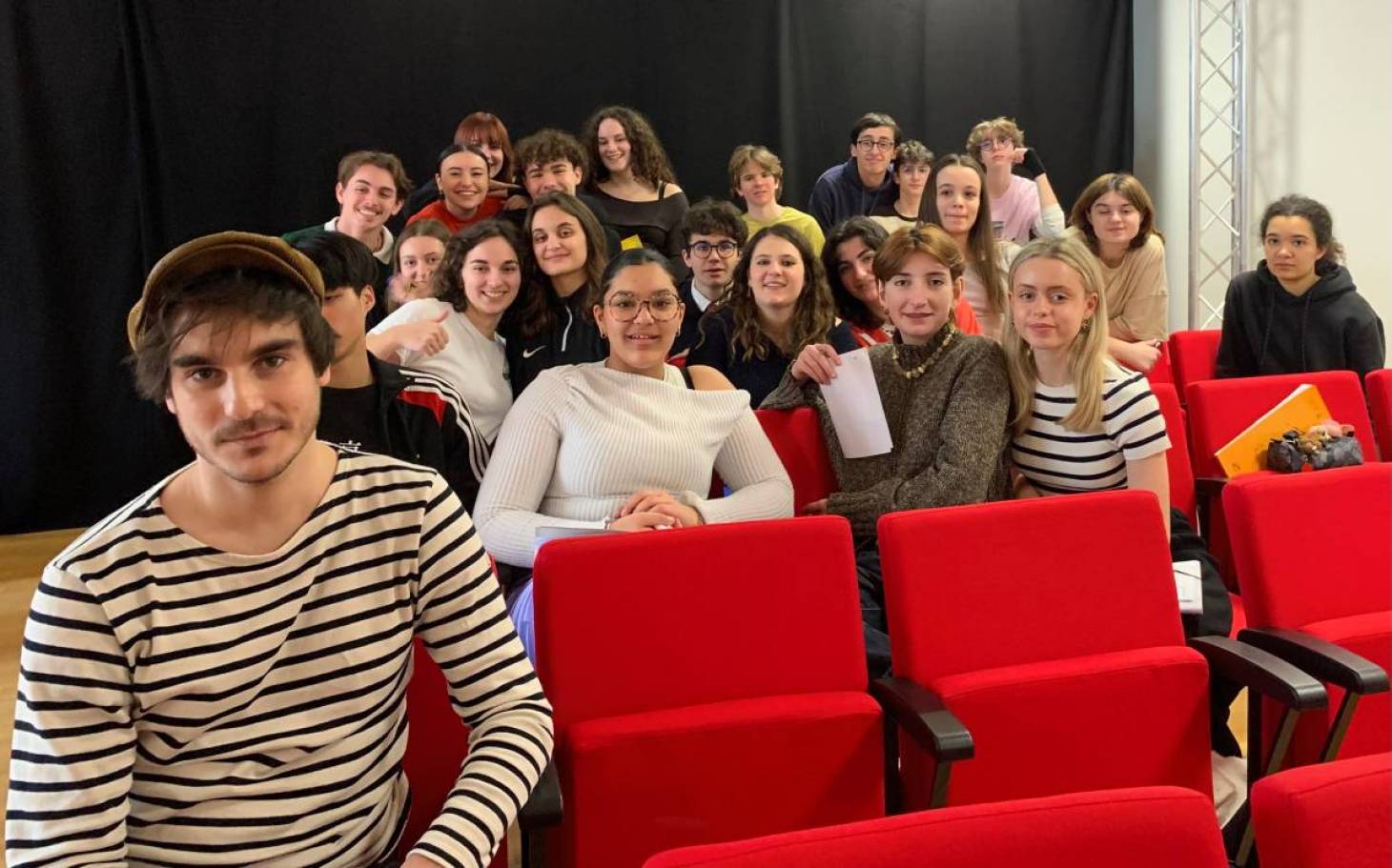 Gauvain Sers, nouveau parrain de la section Musique Théâtre et Danse du lycée Victor-Hugo