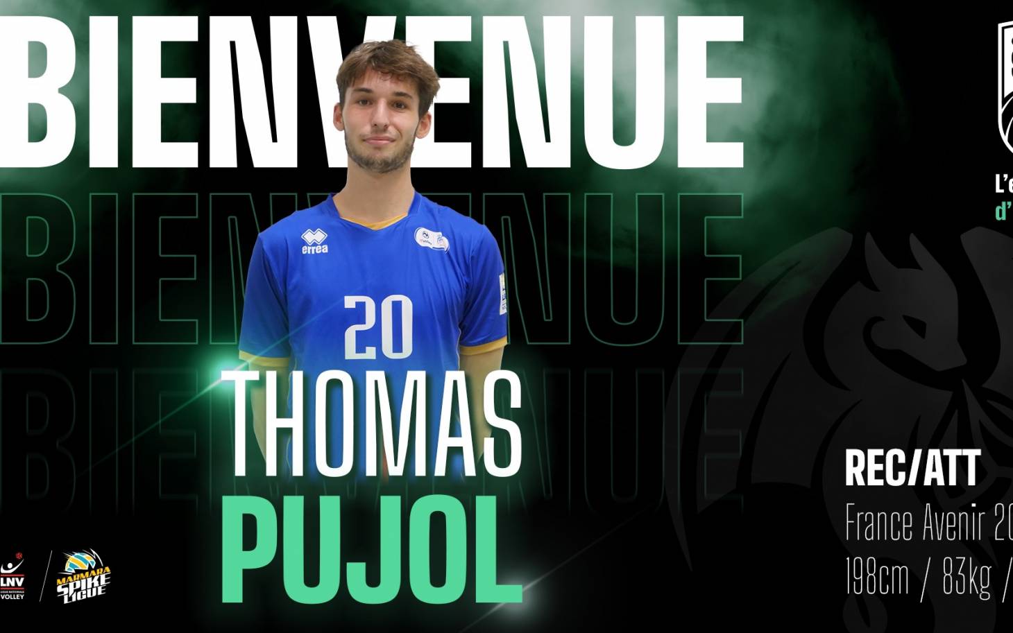 Volley/MSL - L'Alterna SPVB signe Thomas Pujol pour trois saisons