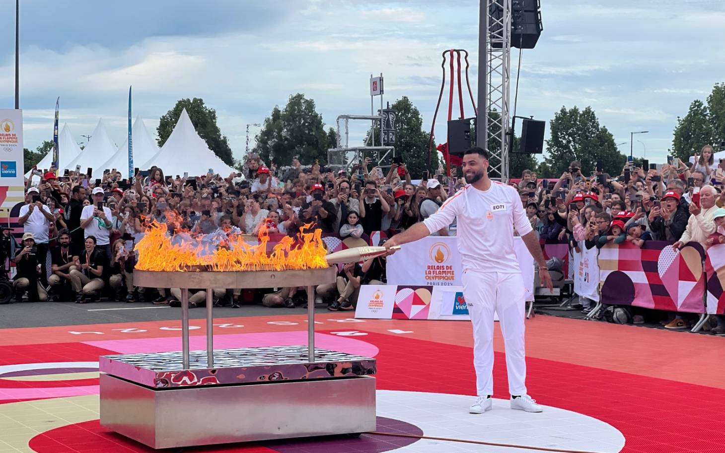 La flamme olympique plébiscitée dans la Vienne