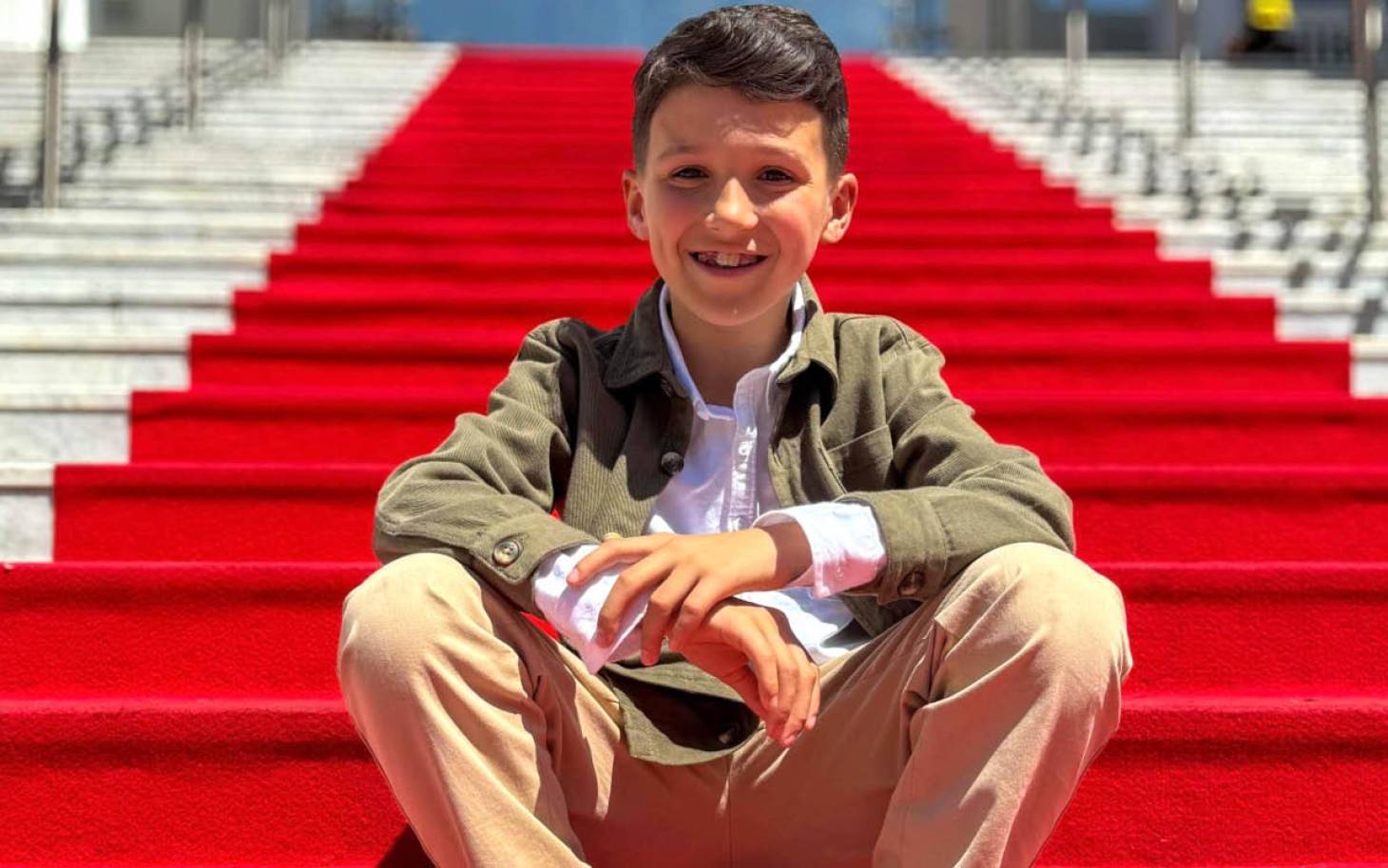 Tapis rouge pour l'acteur Raphaël Brottier