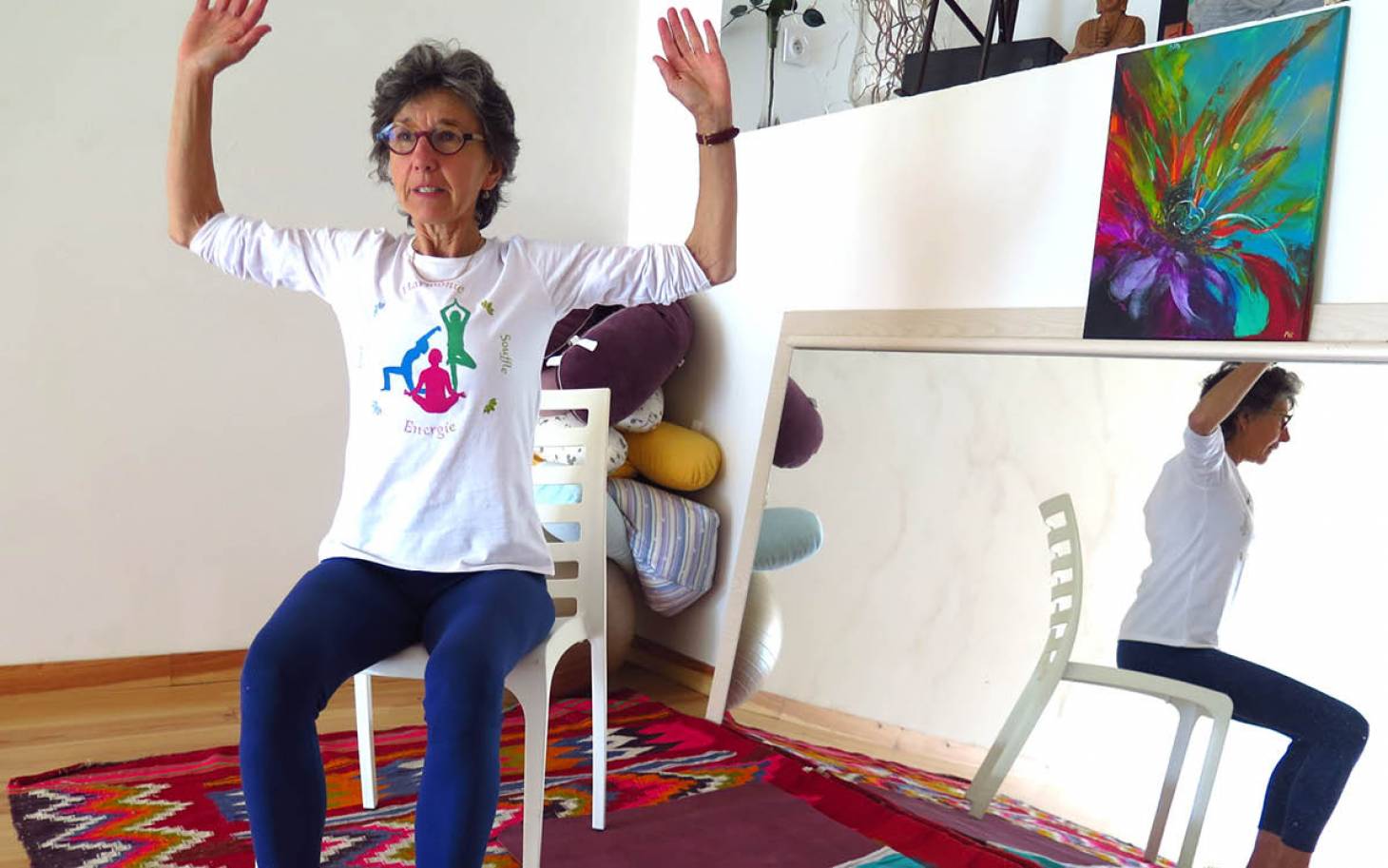 Le yoga sur chaise gagne à être connu
