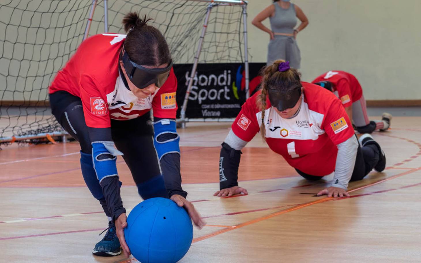 Le goalball, à Poitiers avant Paris