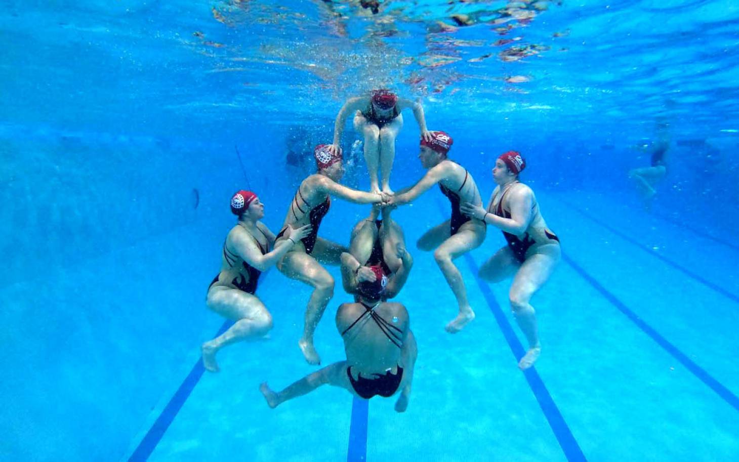 Le Cep synchro dans et hors de l’eau