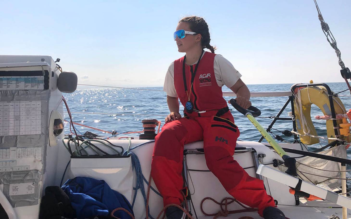 Hortense Debussche, sa traversée  de l’Atlantique