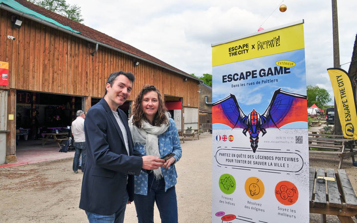 A Poitiers, un escape game  à ciel ouvert