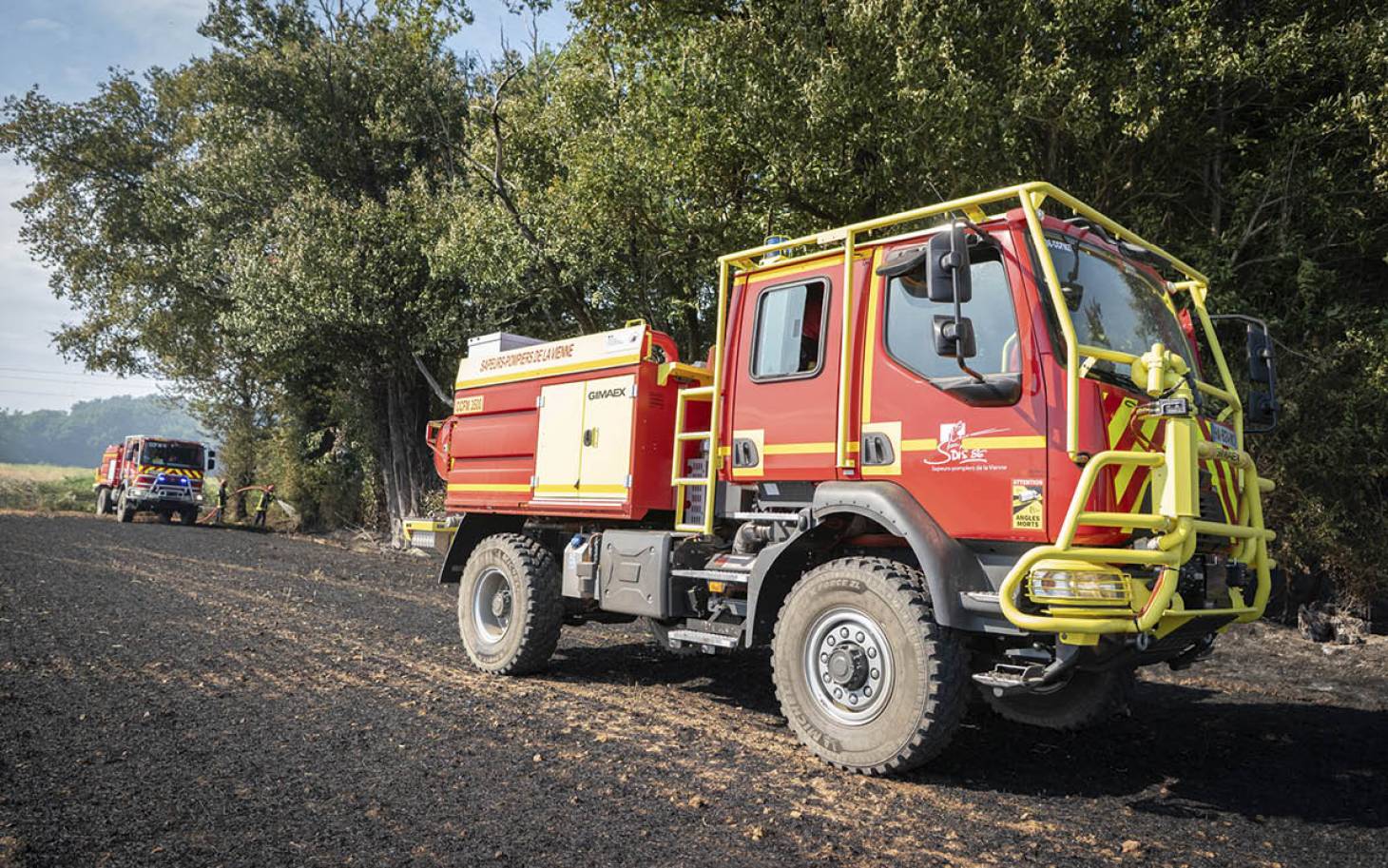 Les pompiers du Sdis 86 contre les feux de l’été