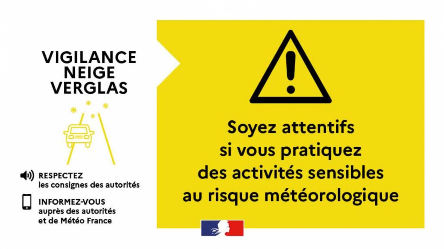 Météo - Vigilance jaune neige et verglas attendue dans la Vienne