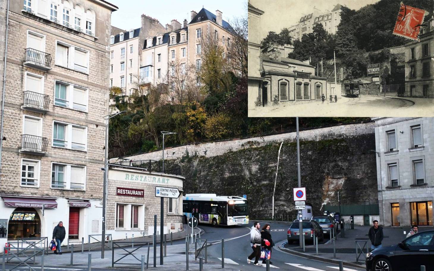 Avant-après : il fallait reconnaître la gare