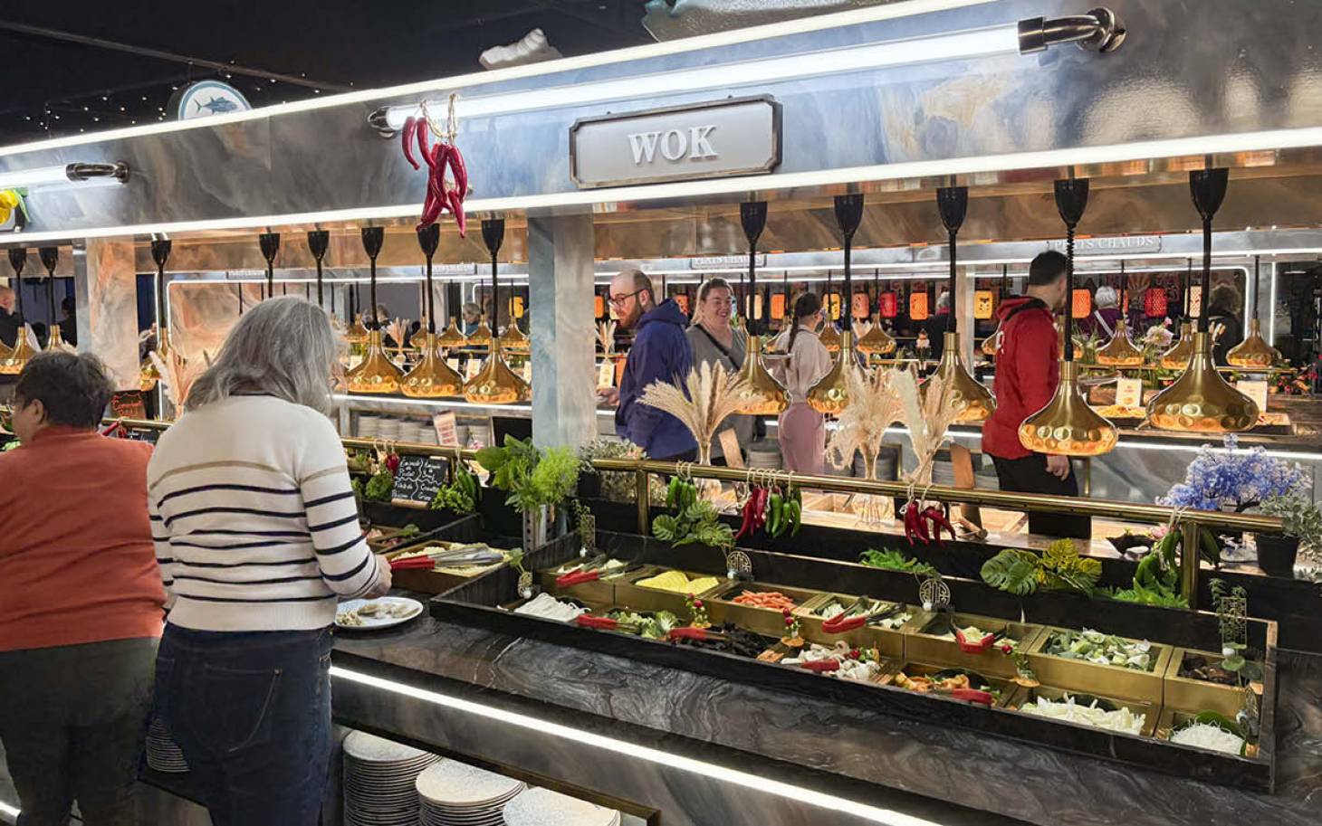 Atlantic, le buffet géant qui attire les gourmands