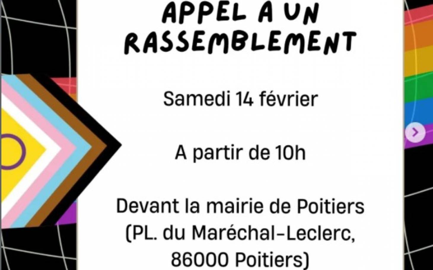 Agression homophobe : un rassemblement prévu samedi à Poitiers