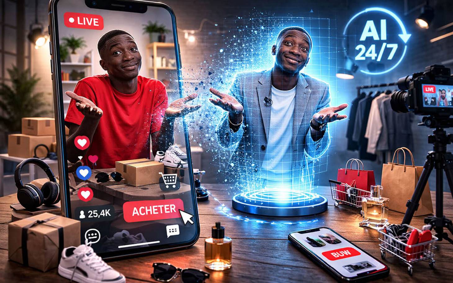 Il vend ses données biométriques pour faire du live-selling