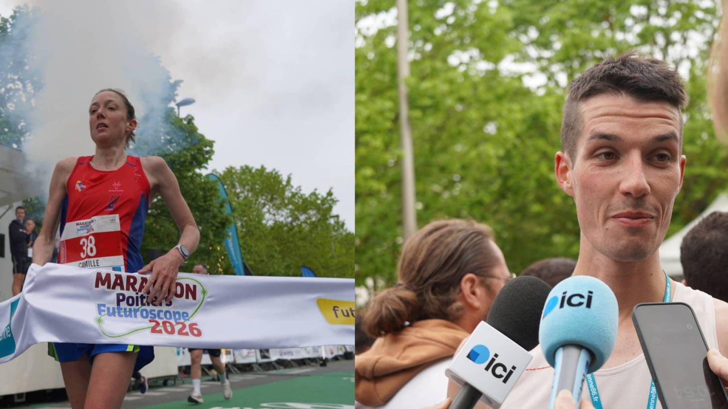 Marathon du Futuroscope : Guillaume Ruel et Camille Chaigneau vainqueur du marathon