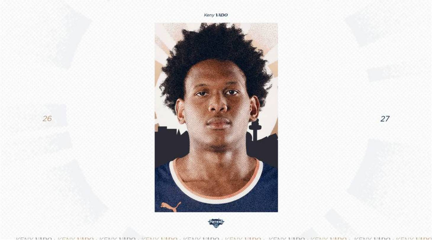 Basket/Elite 2 - Kény Vado signe trois ans en faveur du PB86