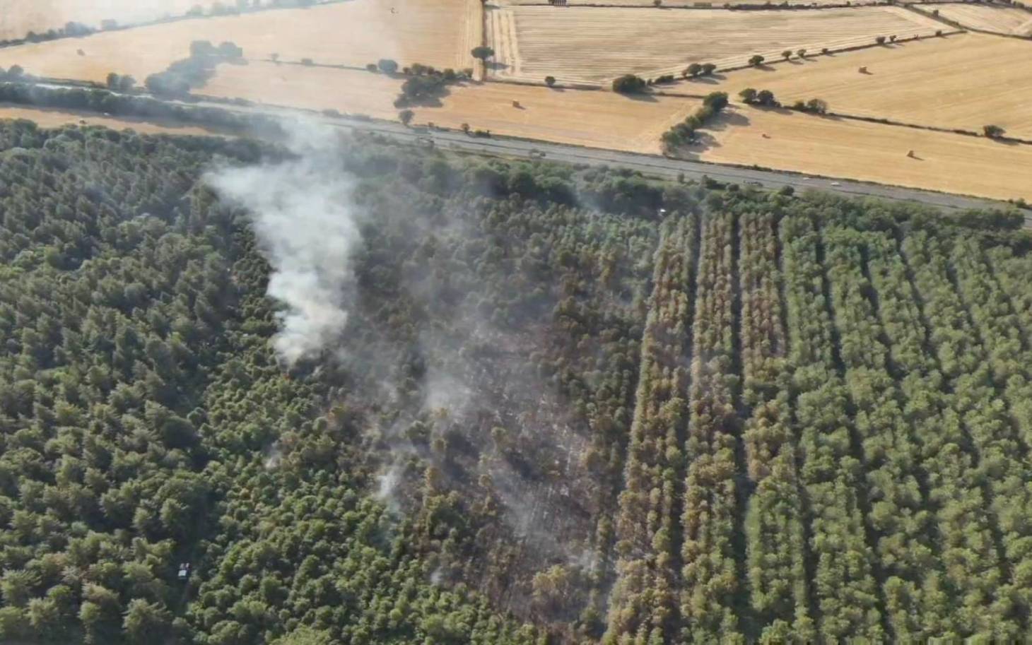 Un incendie ravage 11 hectares à Jazeneuil