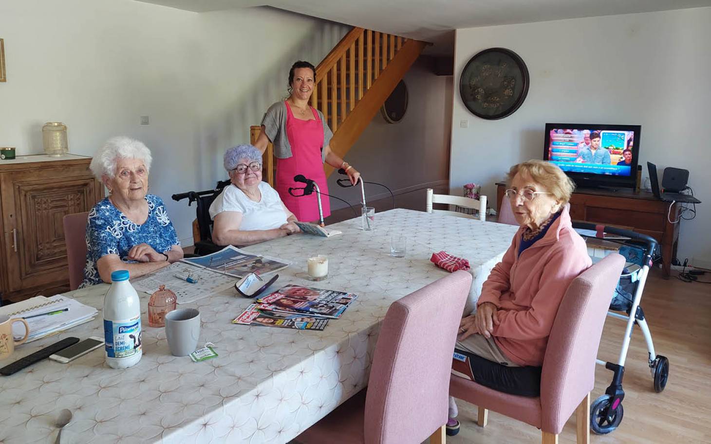 Laure a ouvert sa porte aux seniors