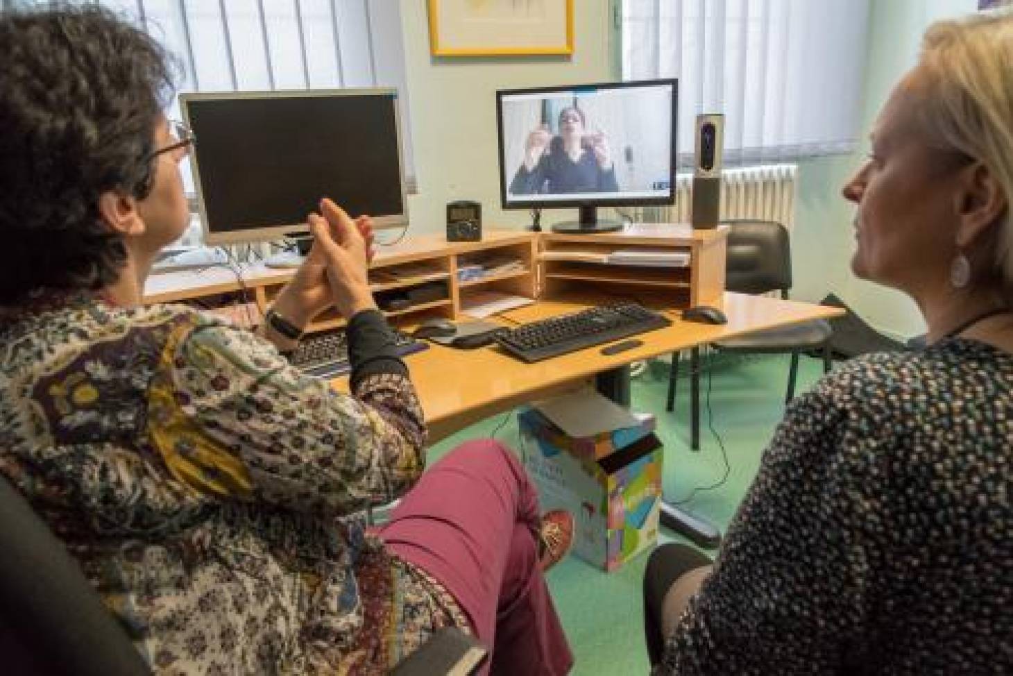 Des téléconsultations en langue des signes