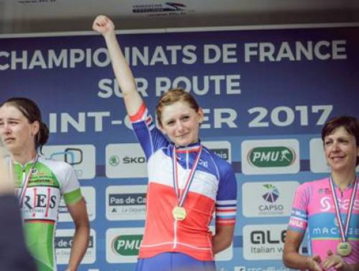 Charlotte Bravard, championne de France Elite