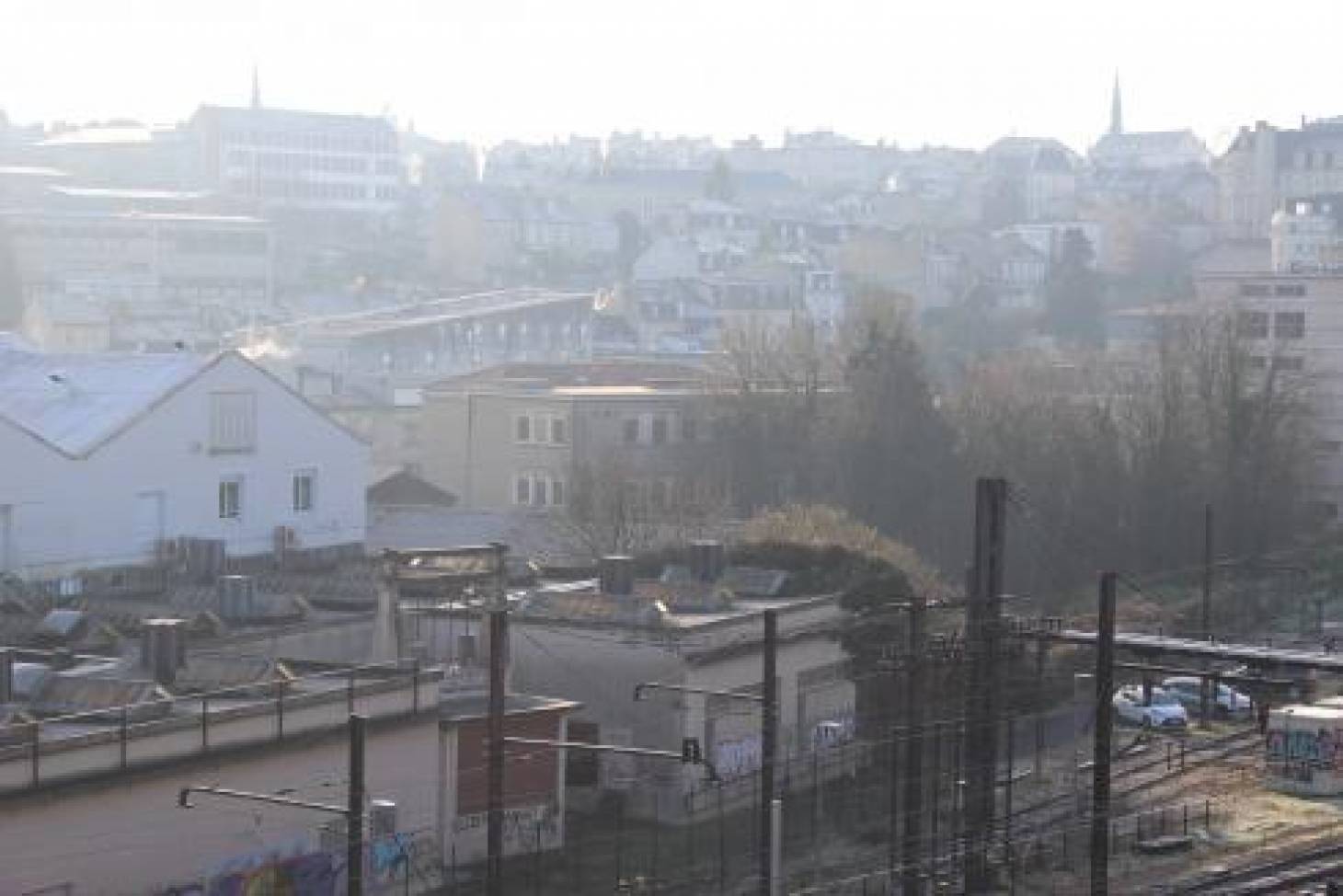A Poitiers, le quartier de la gare sort du brouillard