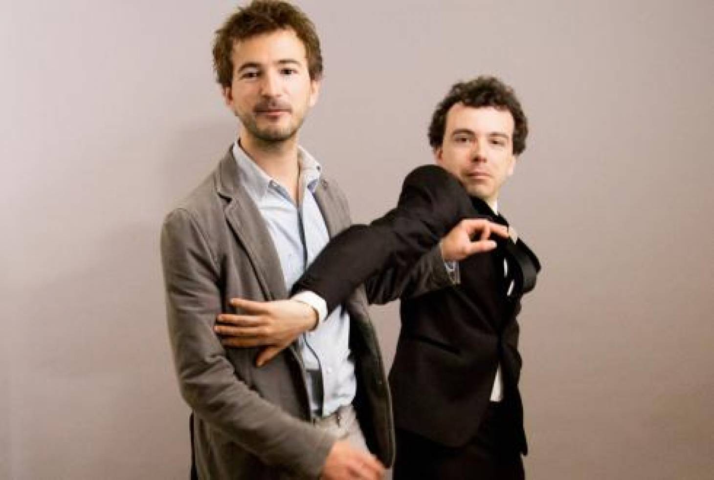 Renan et Damien Luce montrent leurs bobines