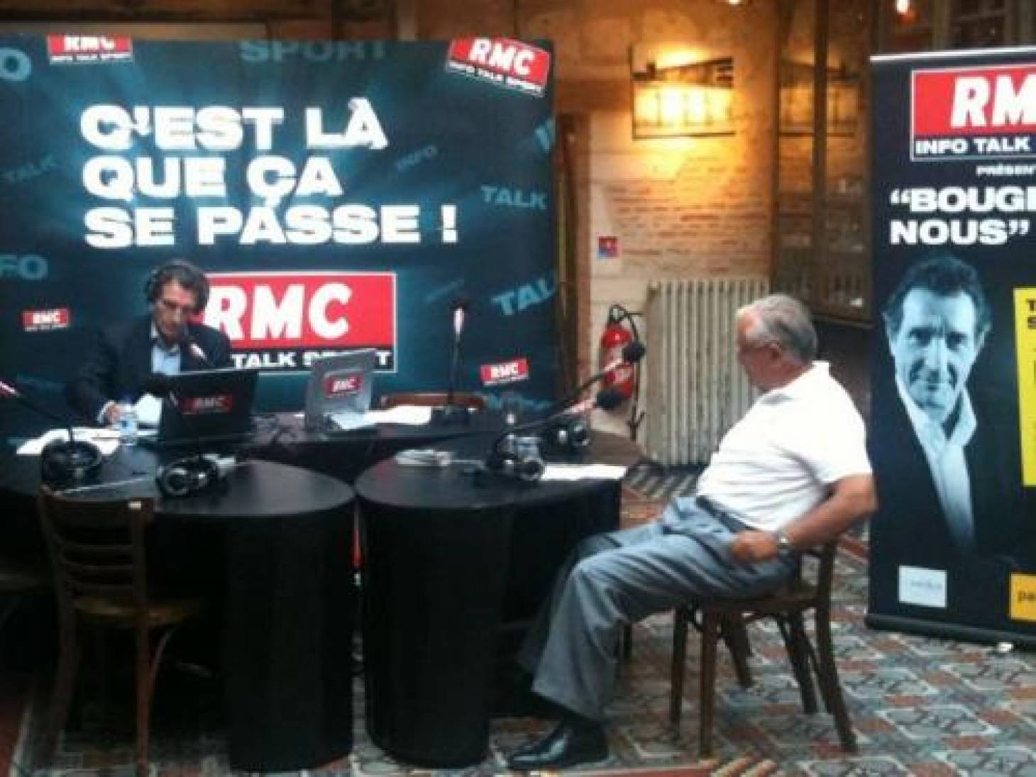 Raffarin sur RMC en direct de Poitiers
