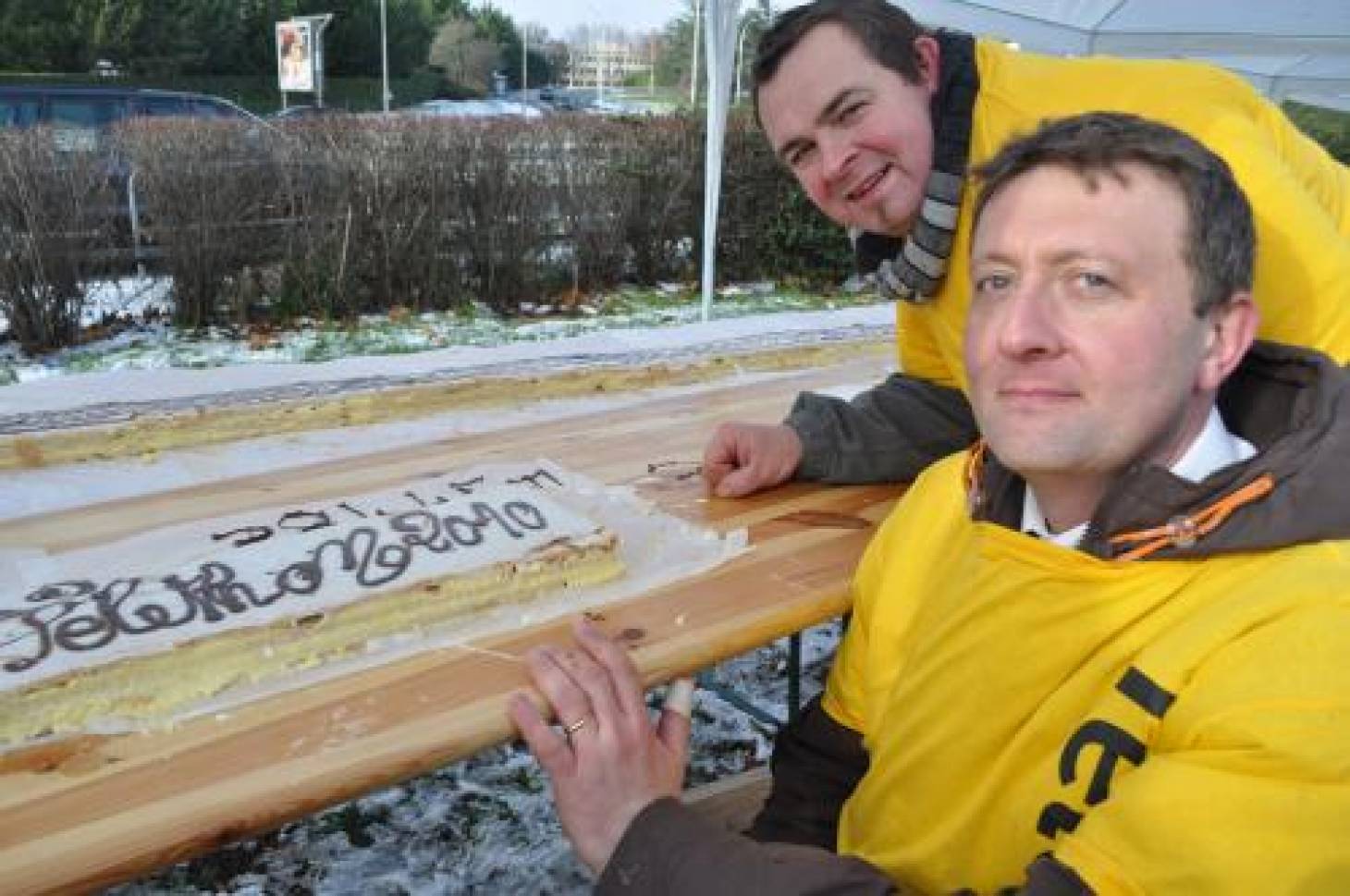 Record pâtissier pulvérisé à Géant 