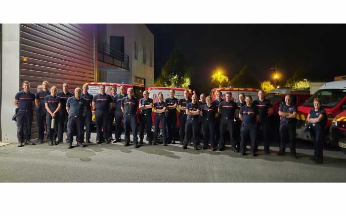 Feux de forêt : vingt pompiers de la Vienne en renfort en Gironde