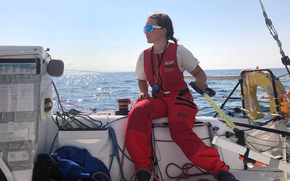 Hortense Debussche, sa traversée  de l’Atlantique