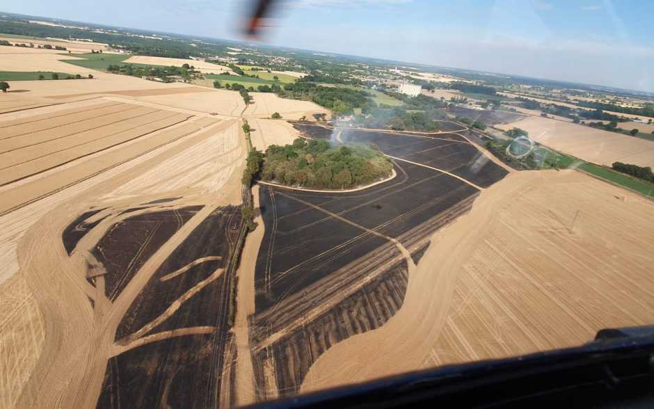 Série d'incendies dans la Vienne