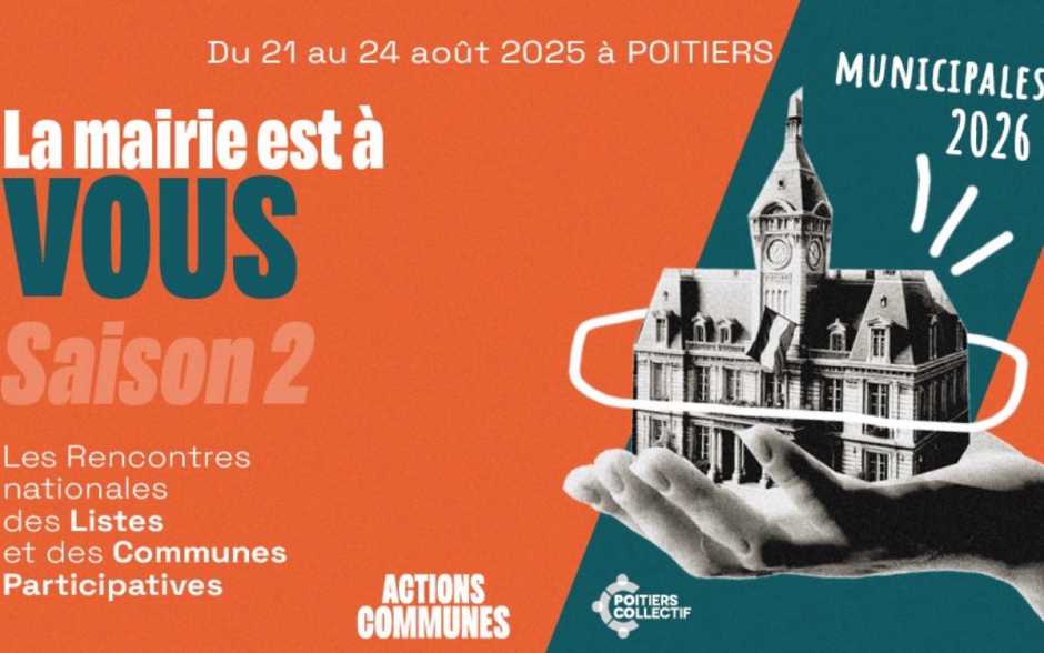 Les 7es Rencontres nationales des listes citoyennes auront lieu à Poitiers