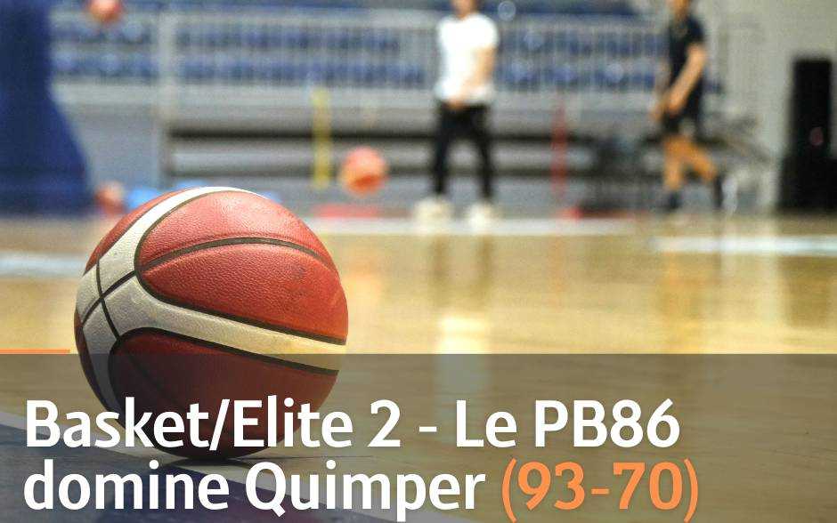 Basket/Elite 2 - Le PB86 ouvre son compteur face à Quimper (93-70)