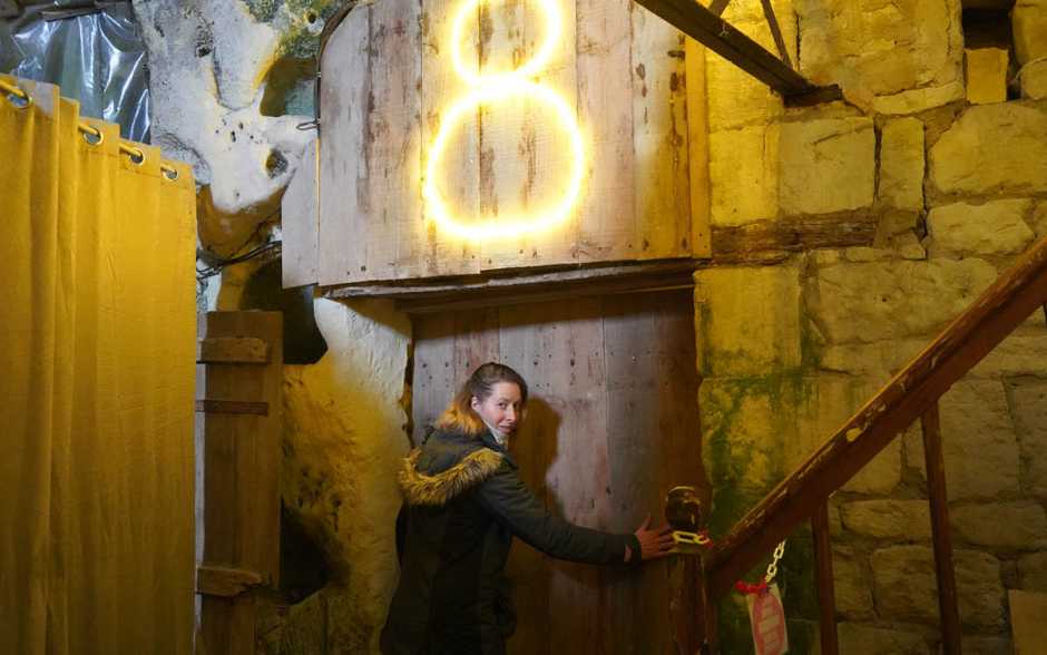 Les caves troglodytes,  terrain d’aventures