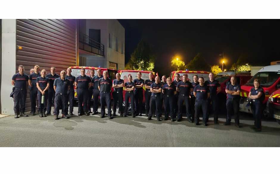 Feux de forêt : vingt pompiers de la Vienne en renfort en Gironde
